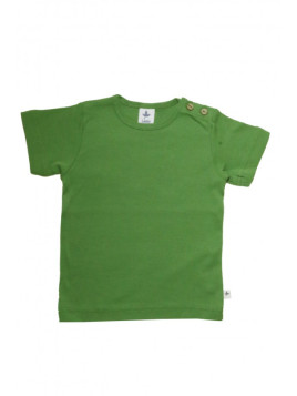 Leela Cotton - Bio Kinder T-Shirt, waldgrün