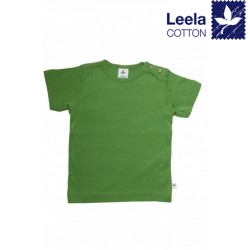Leela Cotton - Bio Kinder T-Shirt, waldgrün