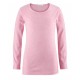 LIVING CRAFTS - Bio Kinder Unterhemd langarm, rosa melange