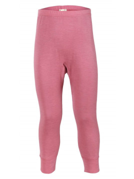 LIVING CRAFTS - Bio Kinder Unterhose lang, Wolle/Seide, rosa