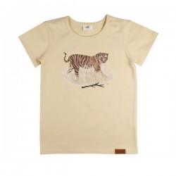Walkiddy - Bio Kinder T-Shirt mit Tiger-Druck