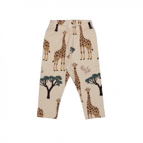 Walkiddy - Bio Kinder Leggings mit Giraffen-Allover