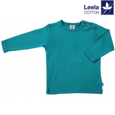 Leela Cotton - Bio Kinder Langarmshirt, lapis