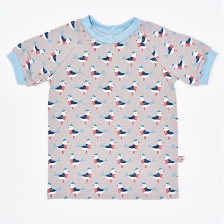 Cheeky Apple - Bio Kinder T-Shirt "Strandmöwe Fiete"
