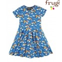 frugi - Bio Kinder Jersey Kleid "Spring" mit Regenbogen-Allover