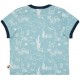 loud + proud - Bio Kinder T-Shirt mit Meerestiere-Allover, lagoon