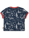 loud + proud - Bio Kinder T-Shirt mit Meerestiere-Allover, marine