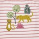 Sense Organics - Bio Kinder T-Shirt "Gada" mit Leoparden-Applikation und Streifen