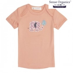 Sense Organics - Bio Baby T-Shirt "Tilly Retro" mit Elefanten-Applikation