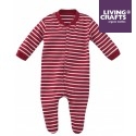 LIVING CRAFTS - Bio Baby Strampler, rot