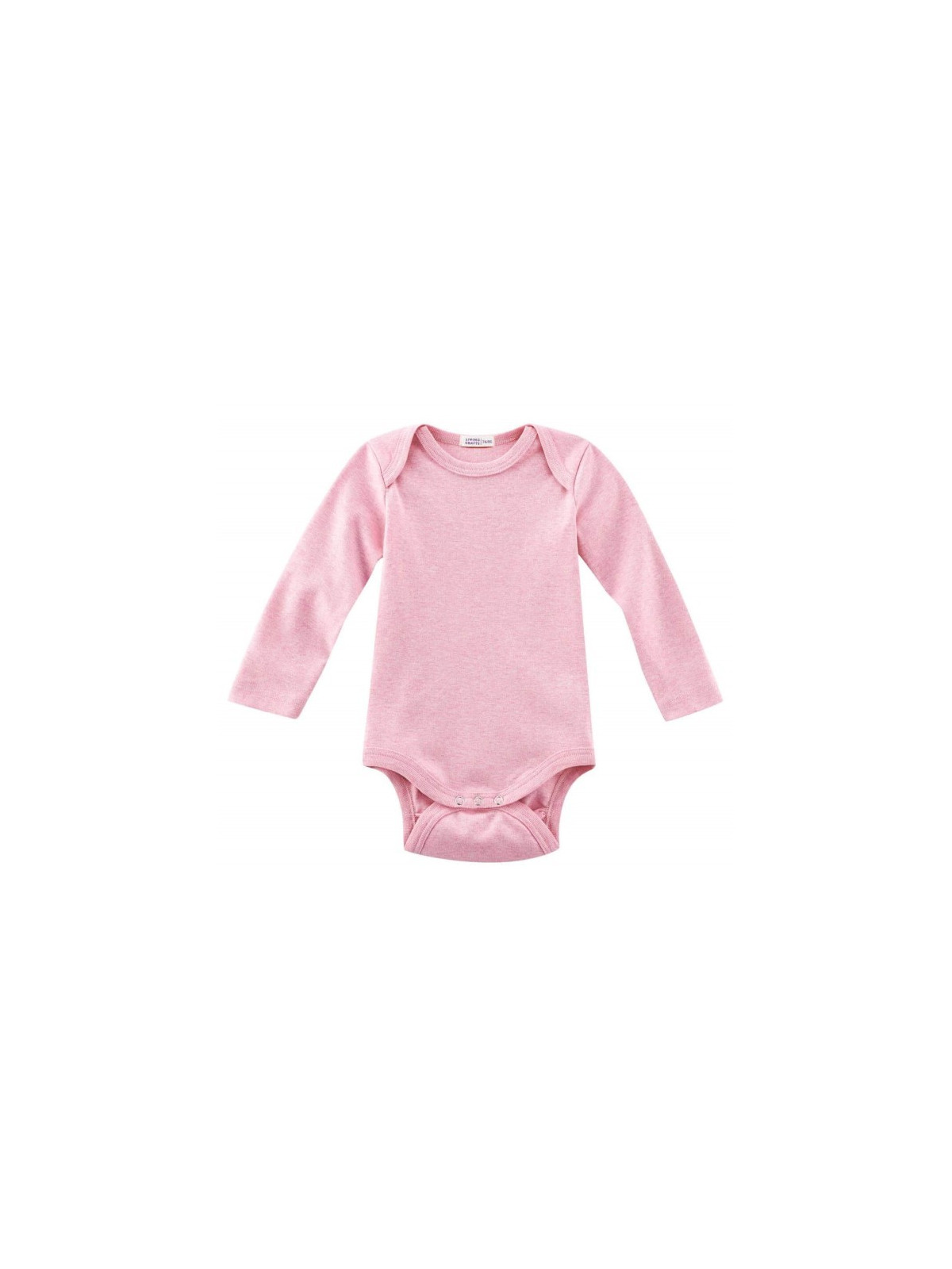 LIVING CRAFTS - Bio Baby Body langarm, rose melange
