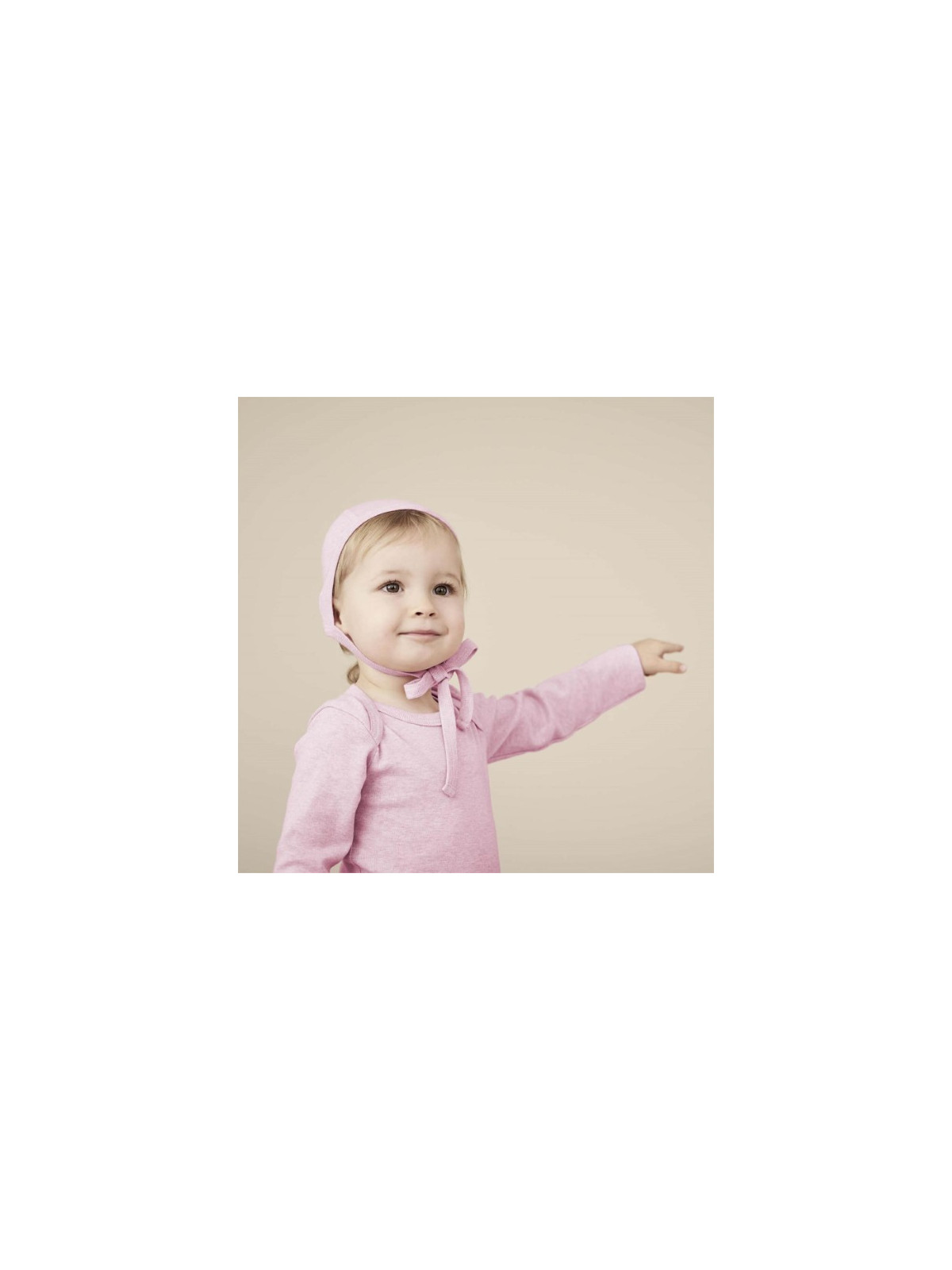 LIVING CRAFTS - Bio Baby Body langarm, rose melange