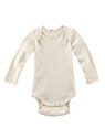 LIVING CRAFTS - Bio Baby Body langarm, natural melange