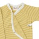 People Wear Organic - Bio Baby Wickelbody mit Streifen, gelb