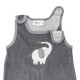 People Wear Organic - Bio Baby Frottee Strampler mit Elefanten-Applikation