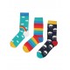 frugi - Kinder Strümpfe 3er-Pack "Rock my Socks" mit Regenbogen-Motiven