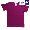 Leela Cotton - Bio Kinder T-Shirt, fuchsia