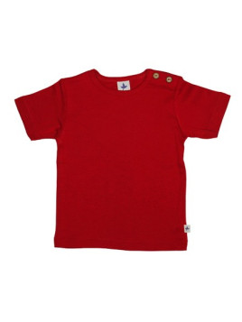 Leela Cotton - Bio Kinder T-Shirt, ziegelrot