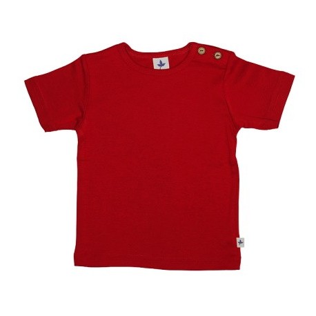 Leela Cotton - Bio Kinder T-Shirt, ziegelrot