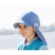 PICKAPOOH - Bio Kinder Mütze "Legionär" mit Nackenschutz, jenas, UV-Schutz 60