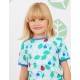 Toby tiger - Bio Kinder T-Shirt mit Gänseblümchen-Allover