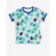 Toby tiger - Bio Kinder T-Shirt mit Gänseblümchen-Allover