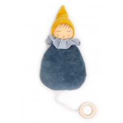 Nanchen Natur - Bio Baby Spieluhr mit Bärchen im Schlafsack, 22cm