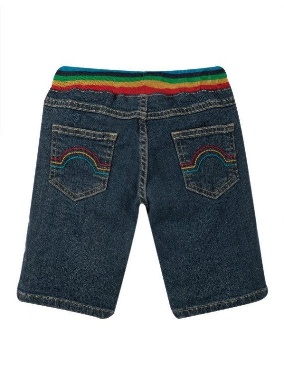 frugi - Bio Kinder Jeansshorts "Dorian" mit Komfortbündchen