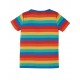 frugi - Bio Kinder T-Shirt Regenbogen, orange