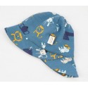 Bruno & Peach - Bio Kinder Jersey Mütze mit Zootieren-Allover