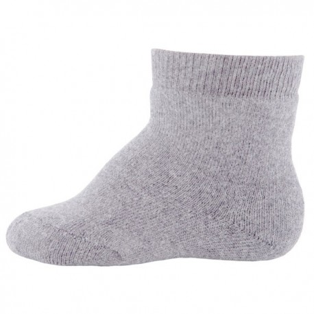 Ewers - Bio Kinder Socken uni, grau