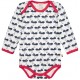 loud + proud - Bio Baby Body langarm mit Ameisen-Druck