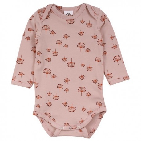 Müsli by Green Cotton - Bio Baby Body langarm mit Pusteblumen-Allover