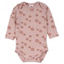 Müsli by Green Cotton - Bio Baby Body langarm mit Pusteblumen-Allover