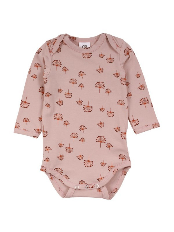 Müsli by Green Cotton - Bio Baby Body langarm mit Pusteblumen-Allover