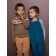 serendipity organics - Bio Kinder Raglan Strickpullover, Alpakawolle, cashew