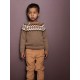 serendipity organics - Bio Kinder Raglan Strickpullover, Alpakawolle, cashew