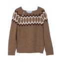 serendipity organics - Bio Kinder Raglan Strickpullover, Alpakawolle, cashew