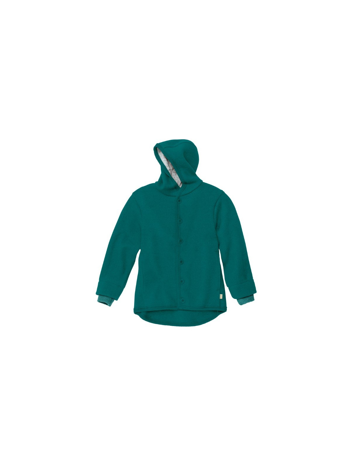 disana - Bio Kinder Walkjacke, Wolle, pazifik