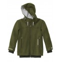 disana - Bio Kinder Outdoor Walkjacke, Wolle, oliv