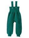 disana - Bio Baby Strick Trägerhose, Wolle, pazifik