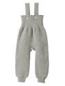 disana - Bio Baby Strick Trägerhose, Wolle, grau