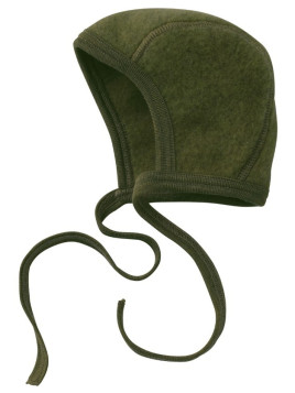 ENGEL - Bio Baby Fleece Mütze, Wolle, schilf