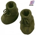 ENGEL - Bio Baby Fleece Schuhe, Wolle, schilf