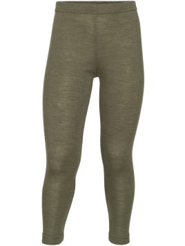 ENGEL - Bio Kinder Leggings, Wolle/Seide, olive