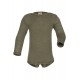 ENGEL - Bio Baby Body langarm, Wolle/Seide, olive