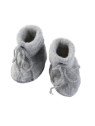 ENGEL - Bio Baby Fleece Schuhe, Wolle, grau