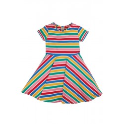 frugi - Bio Kinder Jersey Kleid "Spring" mit Streifen