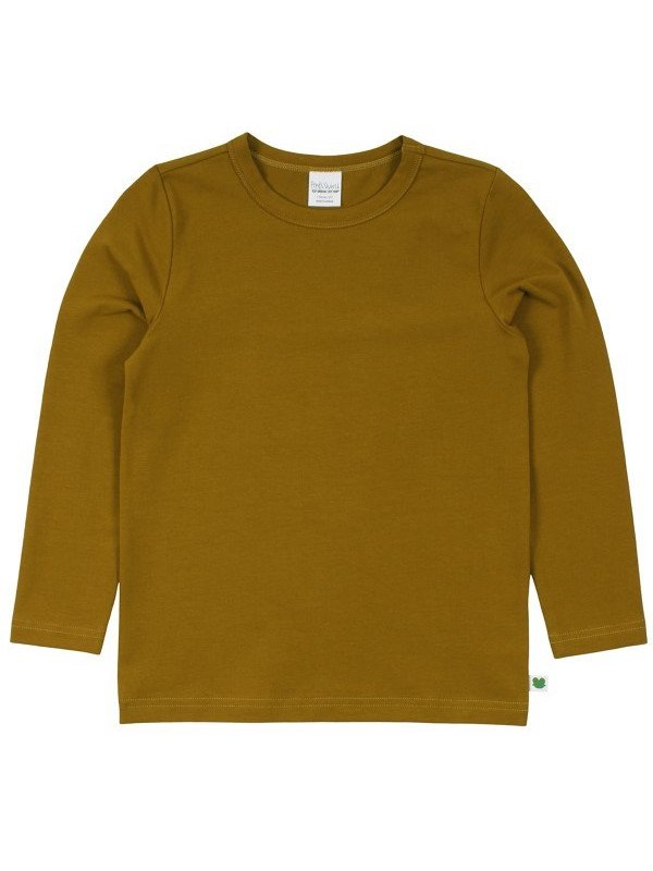 Fred`s World by Green Cotton  - Bio Kinder Langarmshirt, pesto