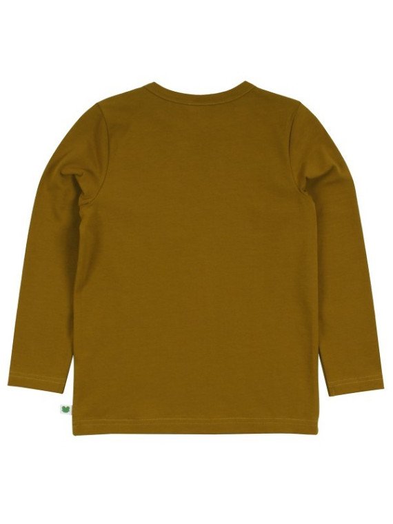 Fred`s World by Green Cotton  - Bio Kinder Langarmshirt, pesto